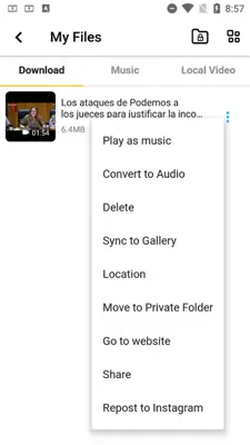 Video Downloader - Save Videos android App screenshot 2